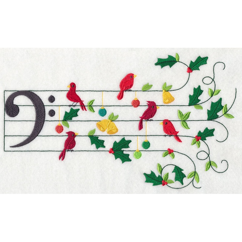 Christmas Birdsong with Holly-day Charm (Bass)