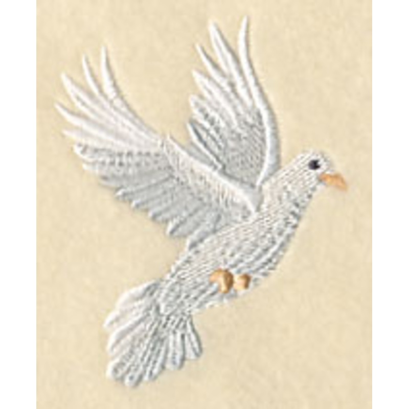 Christmas Dove in Flight|2.71″ x 2.09″ / 68.76mm x 53.2mm