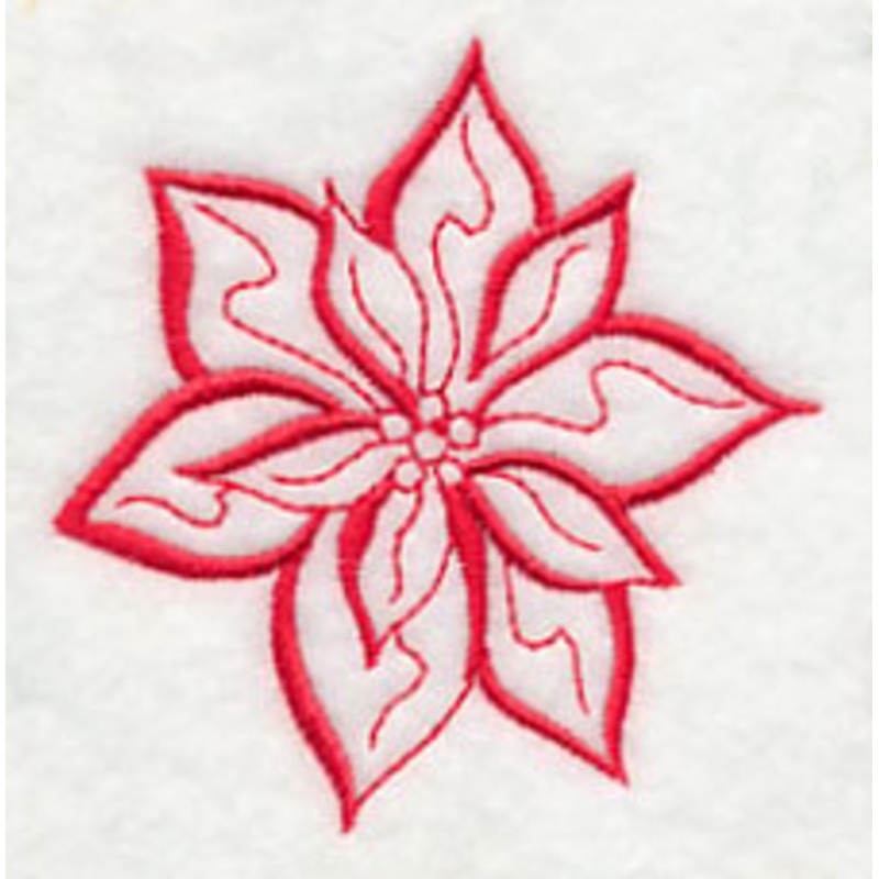 Classic Christmas Poinsettia|2.91″ x 2.8″ / 73.79mm x 71.1mm|2.05″ x 1.97″ / 51.95mm x 50.03mm|All Sizes