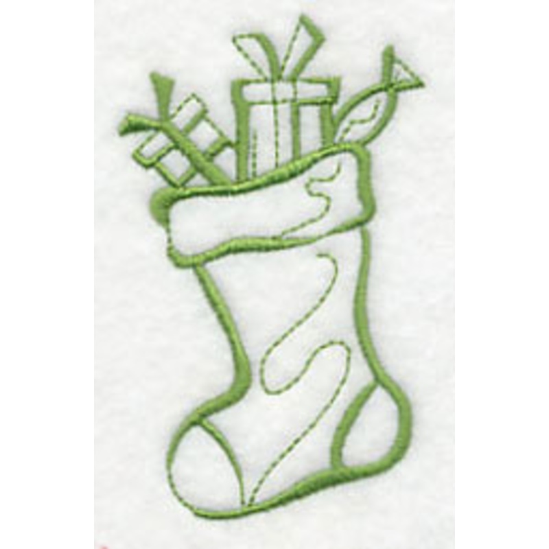 Classic Christmas Stocking|3.32″ x 2.02″ / 84.44mm x 51.25mm|2.34″ x 1.42″ / 59.45mm x 36.11mm|All Sizes