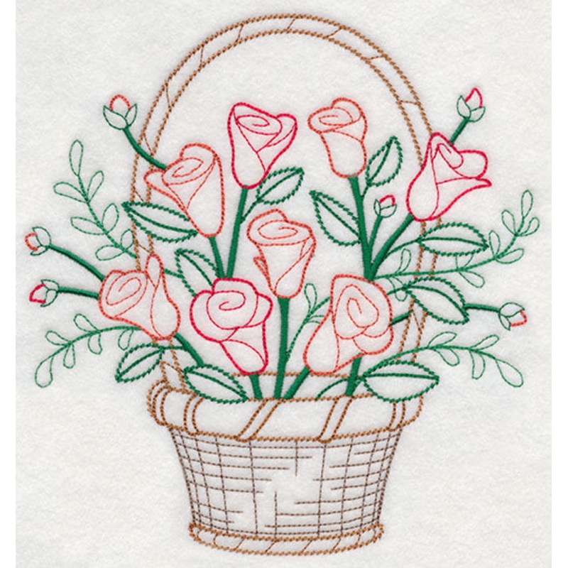 Blooming February Basket (Vintage)