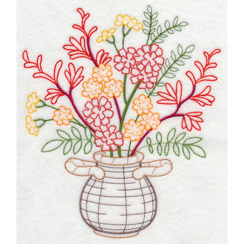 Blooming October Basket (Vintage)