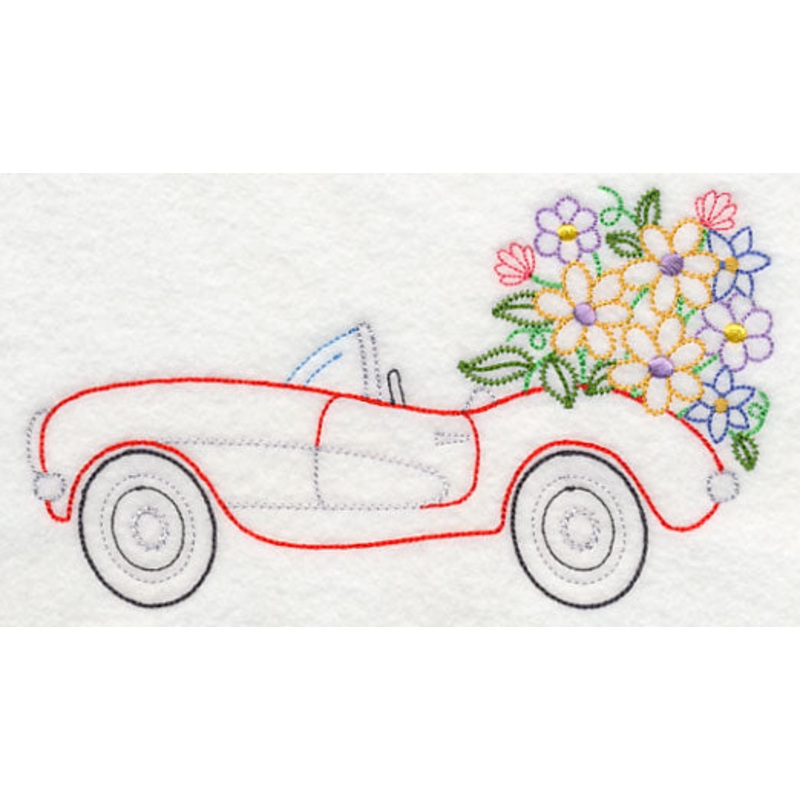 Convertible in Bloom (Vintage)