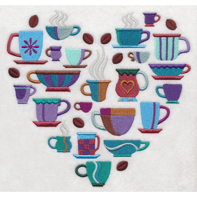 For the Love of Coffee|6.9″ x 7.3″ / 175.18mm x 185.47mm|5.88″ x 6.23″ / 149.45mm x 158.25mm|4.89″ x 5.18″ / 124.09mm x 131.46mm|3.68″ x 3.9″ / 93.37mm x 98.97mm|All Sizes