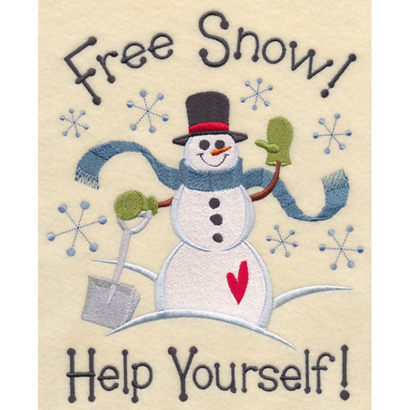 Free Snow – Help Yourself Snowman