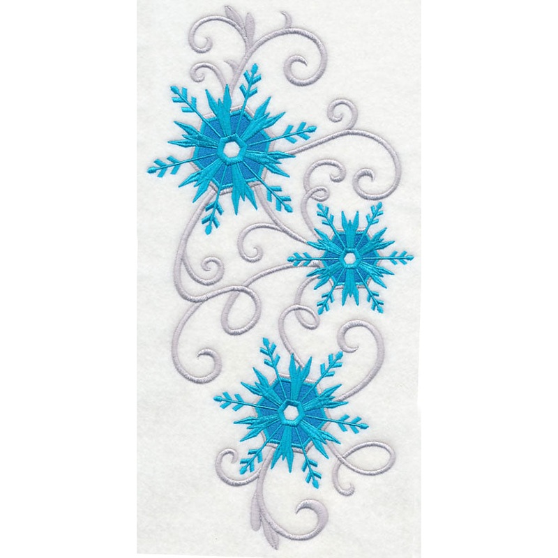 Frosty Filigree Snowflake Spray