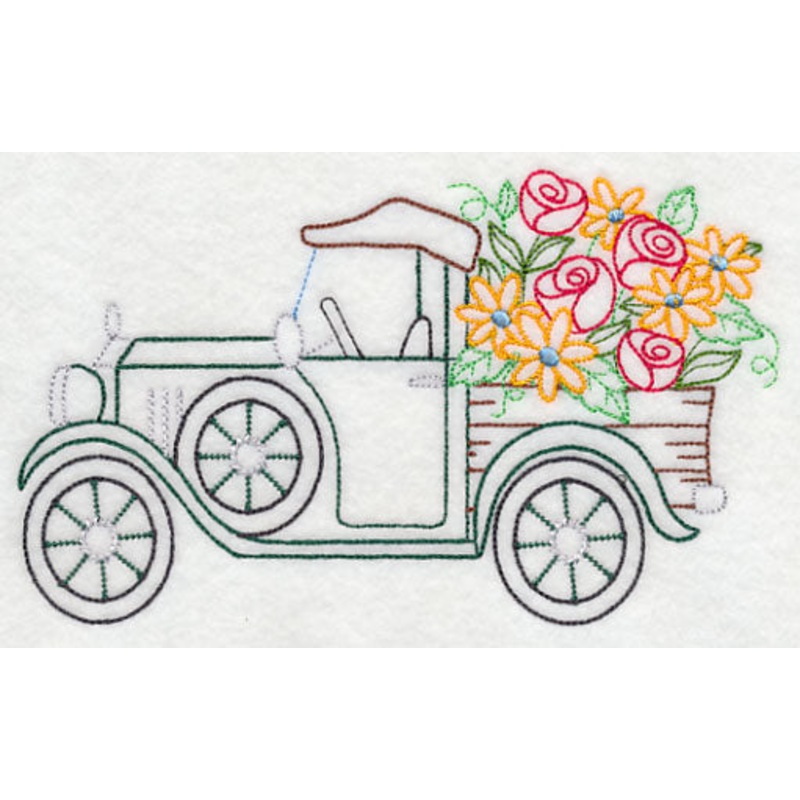 Truck in Bloom (Vintage)|4.07″ x 6.84″ / 103.42mm x 173.81mm|2.89″ x 4.85″ / 73.46mm x 123.29mm|2.3″ x 3.86″ / 58.4mm x 97.93mm|All Sizes