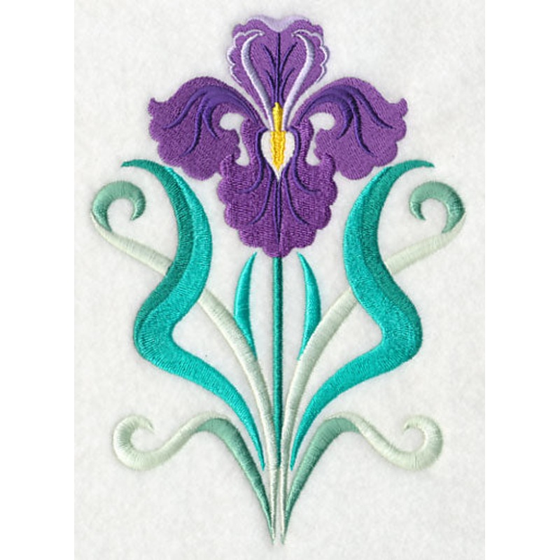 Art Deco Iris|6.84″ x 4.86″ / 173.74mm x 123.44mm|3.86″ x 2.74″ / 98.04mm x 69.6mm|All Sizes