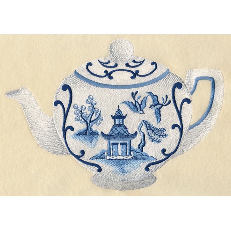 Blue Willow Tea – Pot|6.89″ x 10.05″ / 174.98mm x 255.22mm|5.86″ x 8.55″ / 148.84mm x 217.09mm|5.33″ x 7.78″ / 135.33mm x 197.52mm|4.7″ x 6.86″ / 119.37mm x 174.14mm|All Sizes