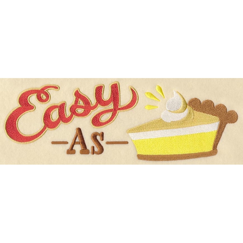 Easy As Pie|4.05″ x 11.75″ / 102.99mm x 298.35mm|3.26″ x 9.45″ / 82.88mm x 239.92mm|2.71″ x 7.83″ / 68.72mm x 198.79mm|2.08″ x 6.01″ / 52.83mm x 152.65mm|All Sizes
