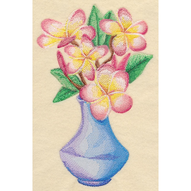 Frangipani Bouquet in Watercolor