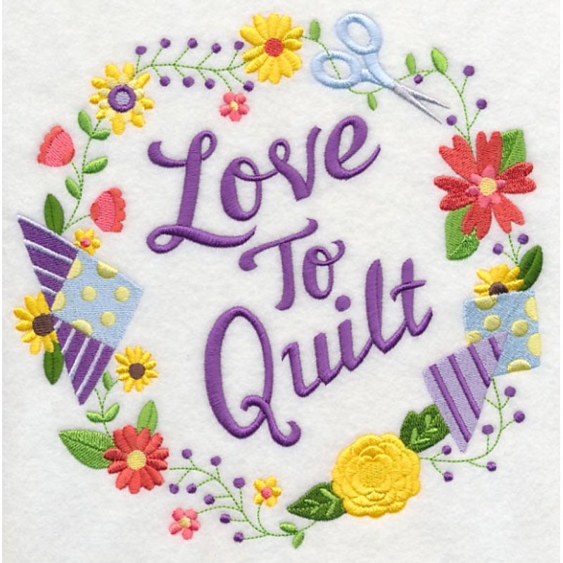 Love To Quilt Wreath|7.78″ x 7.8″ / 197.59mm x 198.09mm|6.88″ x 6.9″ / 174.79mm x 175.22mm|5.86″ x 5.88″ / 148.93mm x 149.29mm|4.87″ x 4.88″ / 123.61mm x 123.91mm|3.87″ x 3.88″ / 98.26mm x 98.51mm|All Sizes