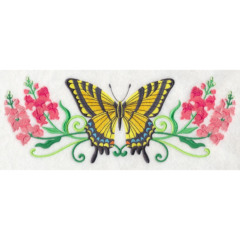 Tiger Swallowtail and Flowers|4.13″ x 11″ / 104.97mm x 279.48mm|3.53″ x 9.4″ / 89.72mm x 238.83mm|2.93″ x 7.8″ / 74.47mm x 198.2mm|2.57″ x 6.84″ / 65.32mm x 173.81mm|All Sizes