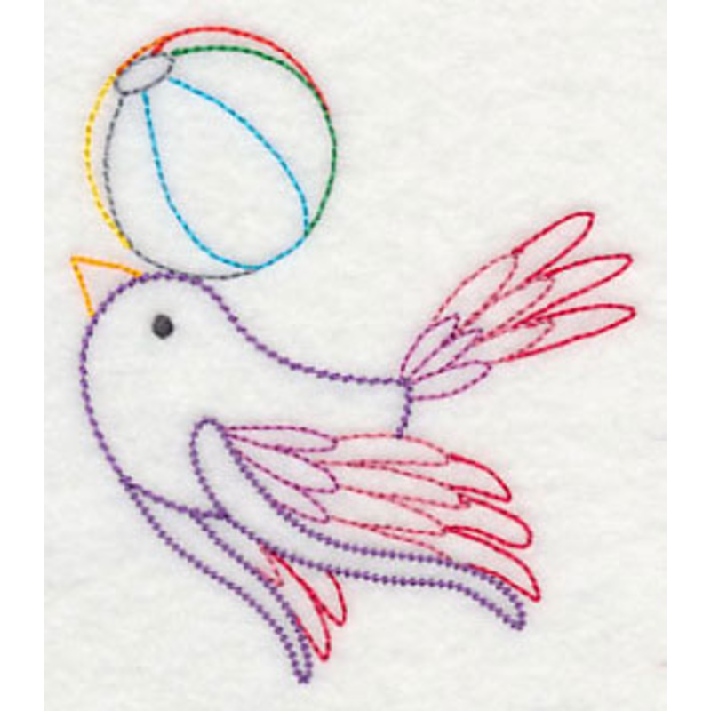 Beach Bum Bird with Ball (Vintage)