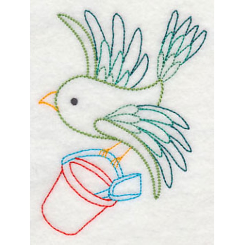 Beach Bum Bird with Pail (Vintage)