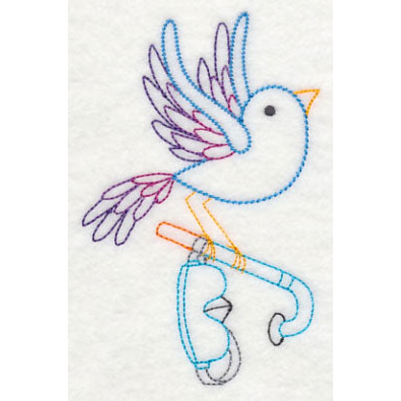 Beach Bum Bird with Snorkel (Vintage)