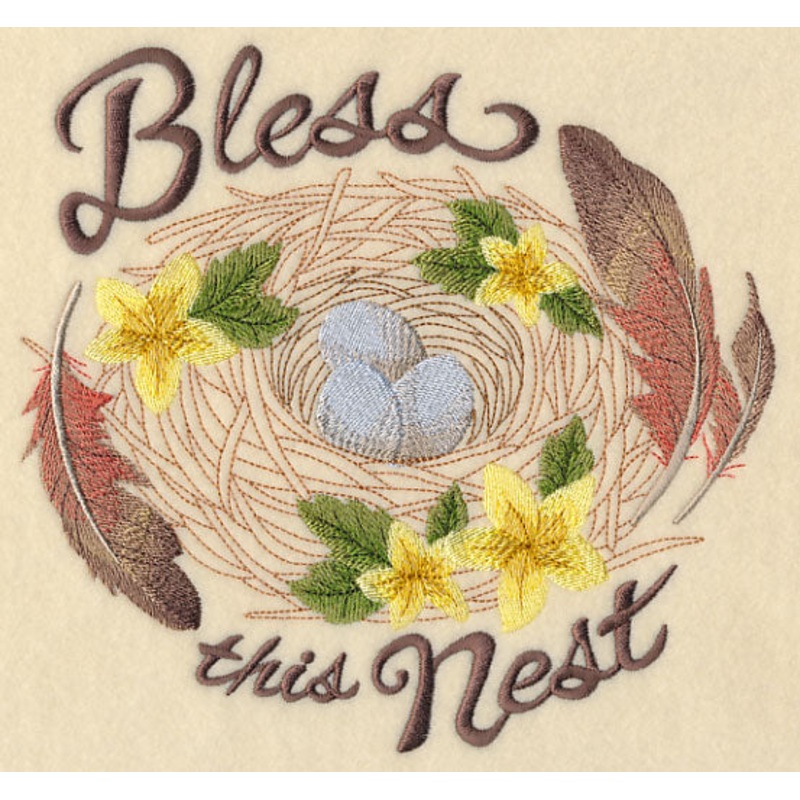 Bless This Nest|6.89″ x 7.32″ / 174.92mm x 185.99mm|5.86″ x 6.21″ / 148.84mm x 157.75mm|4.86″ x 5.15″ / 123.44mm x 130.81mm|All Sizes