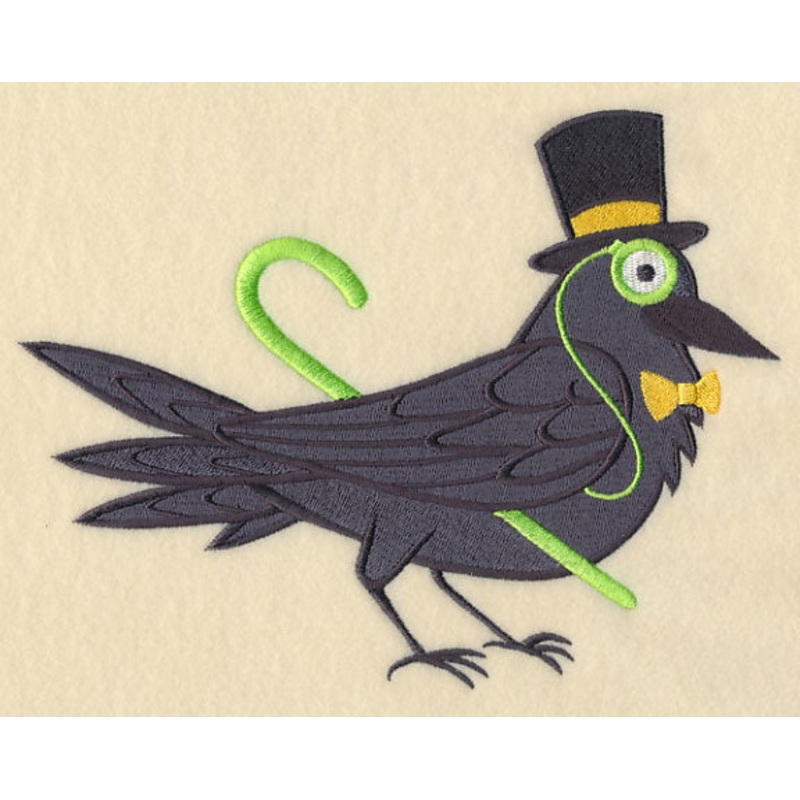 Brainy Raven in Glasses|5.87″ x 7.64″ / 149.04mm x 194.07mm|4.86″ x 6.32″ / 123.38mm x 160.61mm|2.98″ x 3.86″ / 75.77mm x 98.04mm|All Sizes