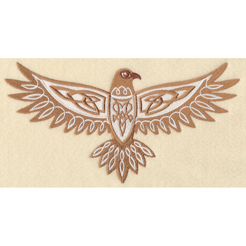 Celtic Knotwork Hawk|4.85″ x 9.38″ / 123.31mm x 238.25mm|3.55″ x 6.85″ / 90.19mm x 174.08mm|2.05″ x 3.85″ / 52.11mm x 97.86mm|All Sizes