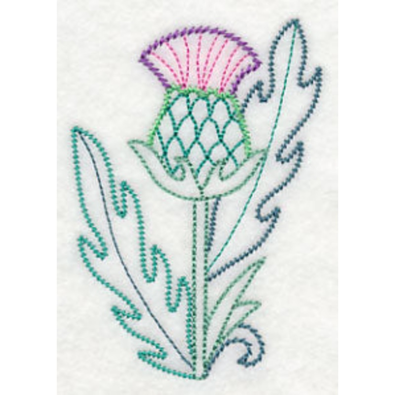 Celtic Thistle (Vintage)|3.86″ x 2.67″ / 98.07mm x 67.75mm