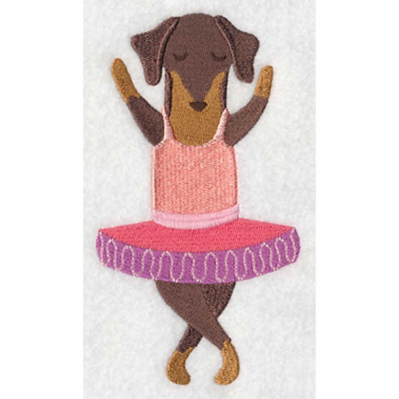 Dancing Dachshund Fourth Position