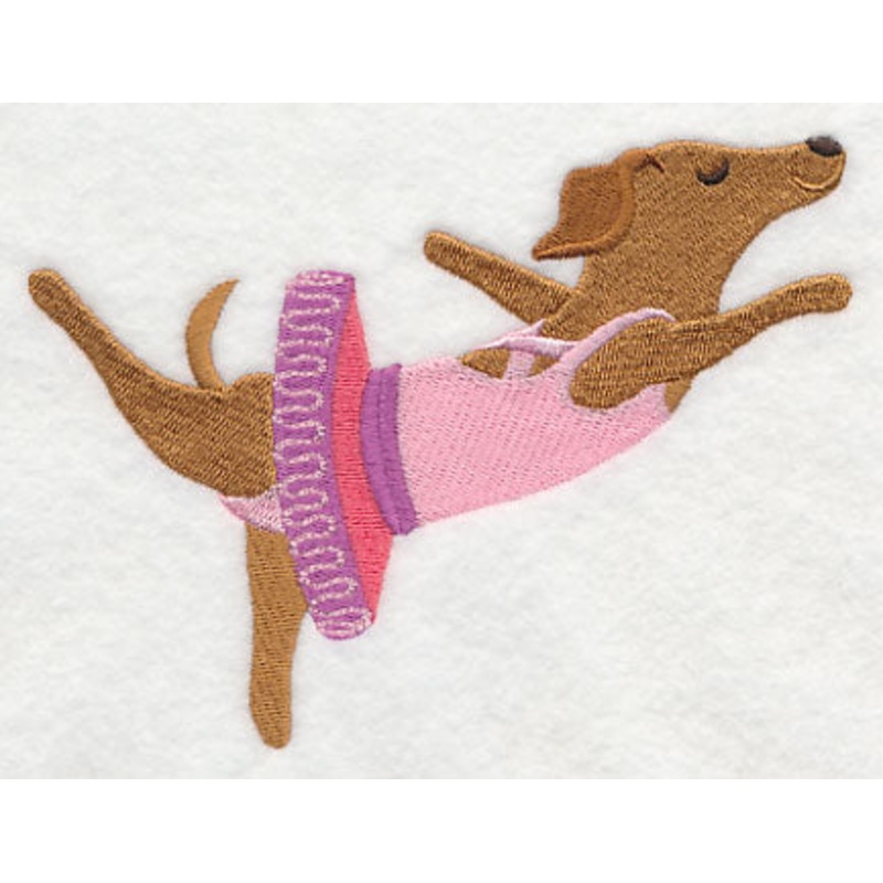 Dancing Dachshund Grande Arabesque