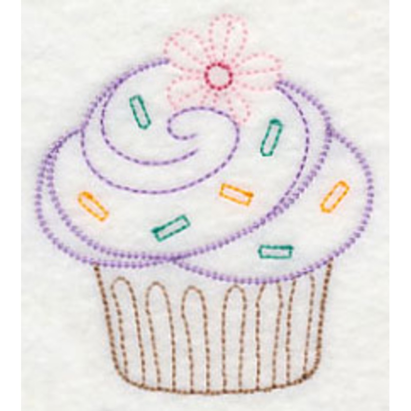 Sweet Cupcake with Sprinkles (Vintage)