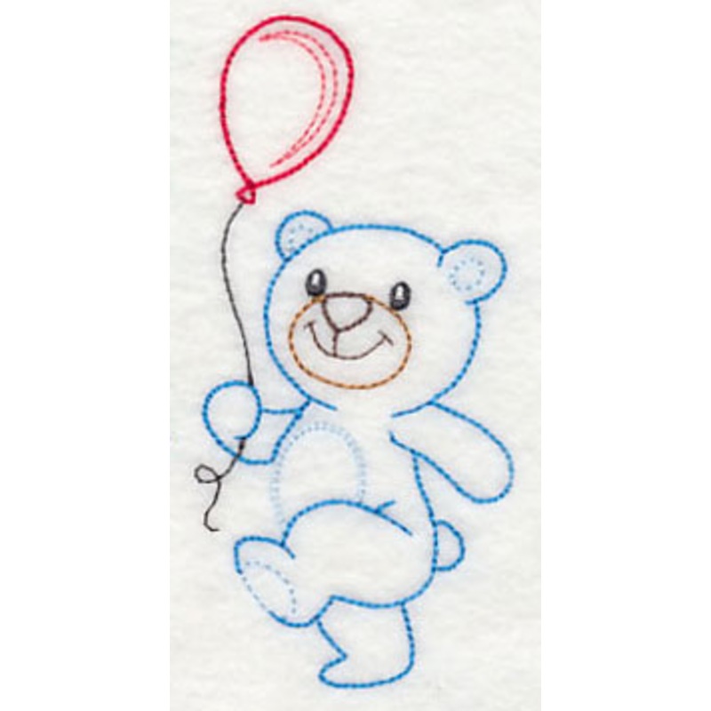 Teddy Bear with Balloon (Vintage)