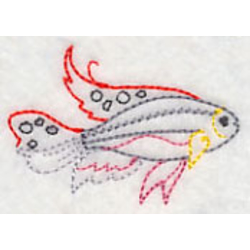 Tropical Fish Kribensis Cichlid (Vintage)