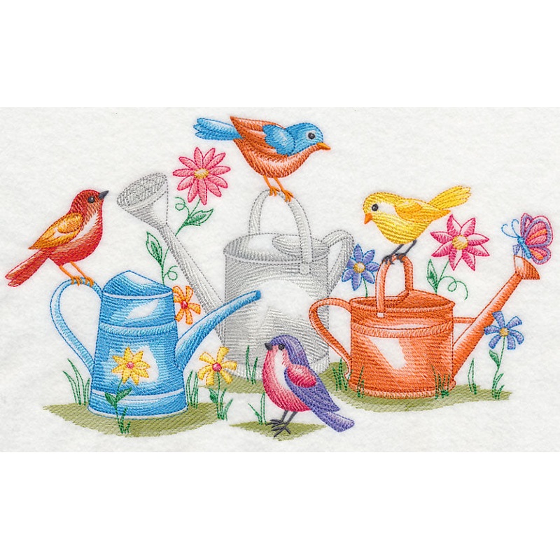 Tweeting in the Garden|6.88″ x 11.63″ / 174.74mm x 295.28mm|5.56″ x 9.38″ / 141.18mm x 238.34mm|4.62″ x 7.82″ / 117.26mm x 198.63mm|4.06″ x 6.86″ / 103.18mm x 174.24mm|All Sizes