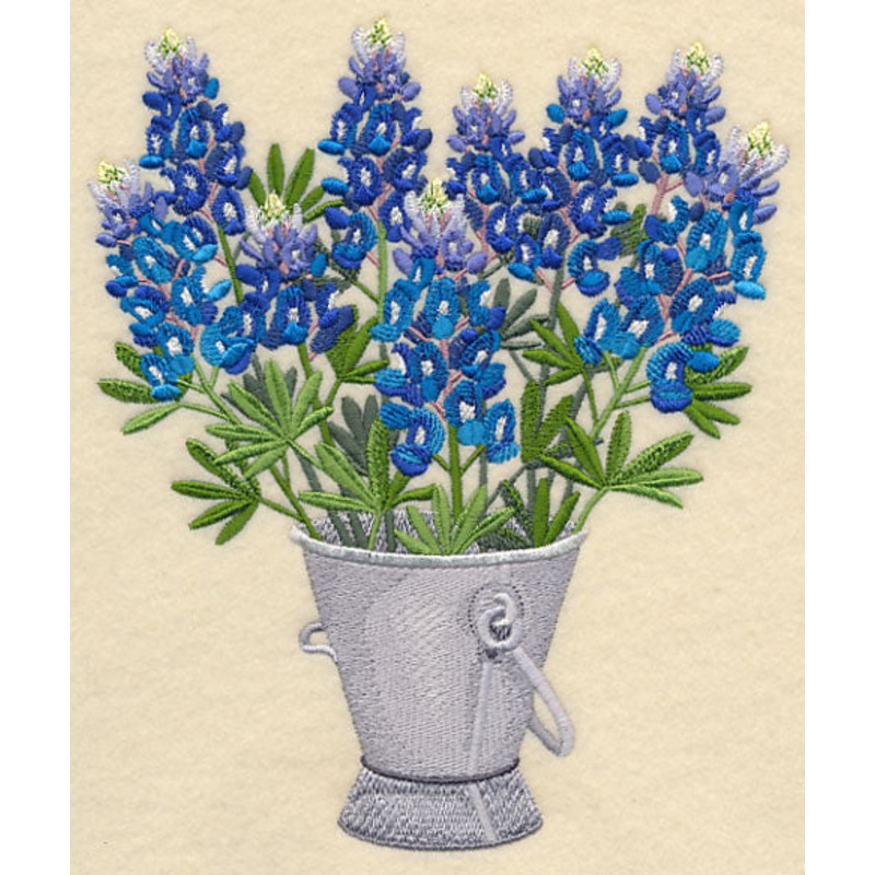 Bucket of Bluebonnets|7.8″ x 6.55″ / 198.03mm x 166.46mm|6.96″ x 5.85″ / 176.81mm x 148.68mm|5.78″ x 4.85″ / 146.71mm x 123.3mm|All Sizes