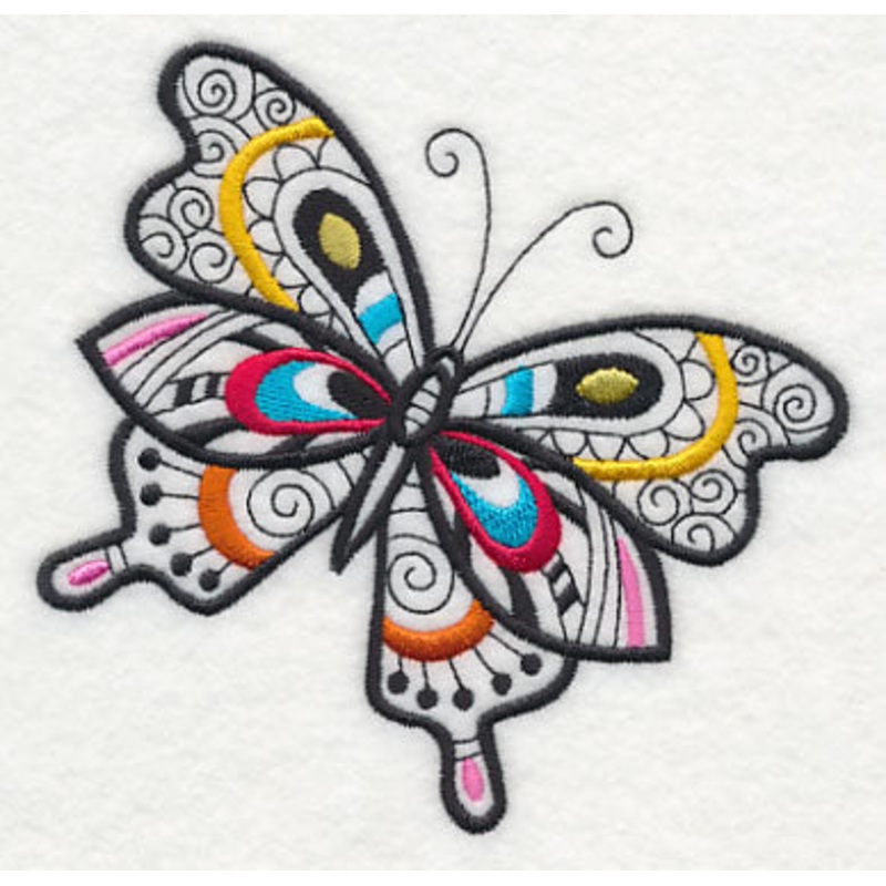 Butterfly Frenetic (Blackwork)