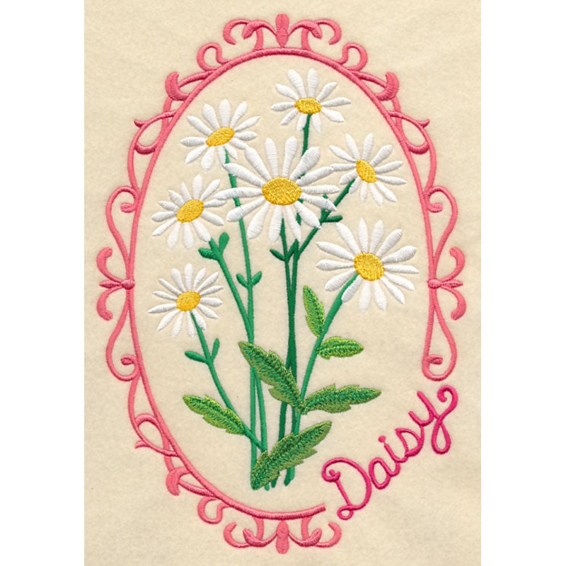 Cameo Daisy|9.9″ x 6.9″ / 251.5mm x 175.35mm|8.4″ x 5.86″ / 213.4mm x 148.83mm|7.78″ x 5.43″ / 197.65mm x 137.87mm|6.89″ x 4.81″ / 175.04mm x 122.15mm|3.85″ x 2.7″ / 97.84mm x 68.54mm|All Sizes