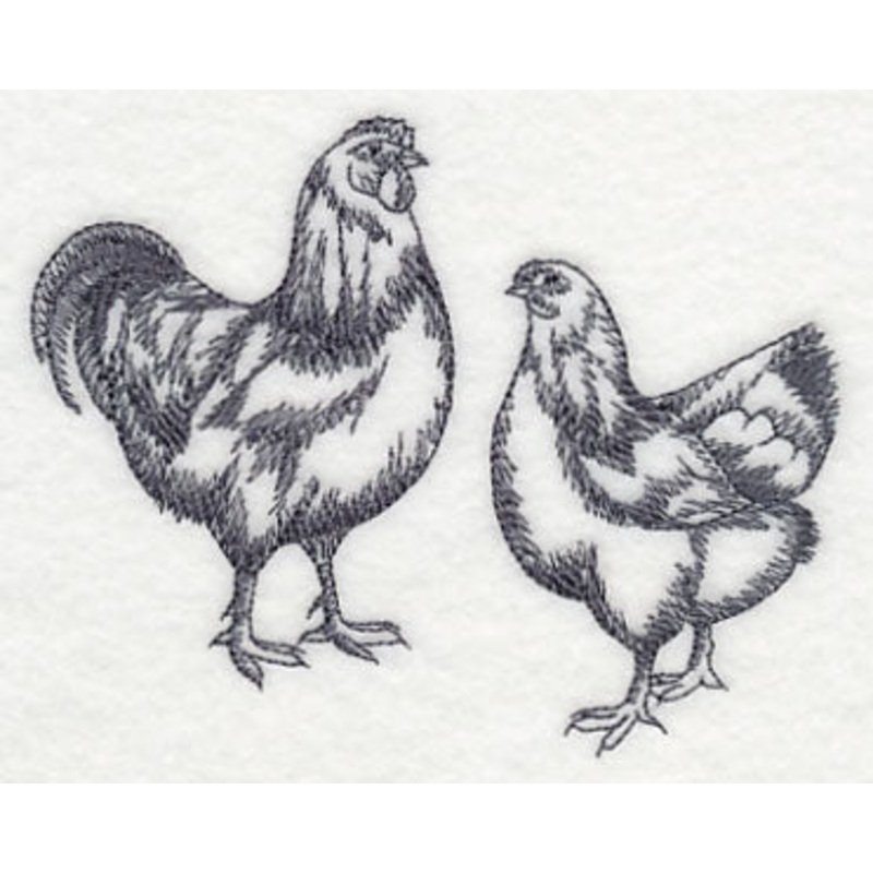 Country Chicken Pair 3|3.83″ x 4.82″ / 97.18mm x 122.45mm|2.96″ x 3.73″ / 75.24mm x 94.71mm|All Sizes