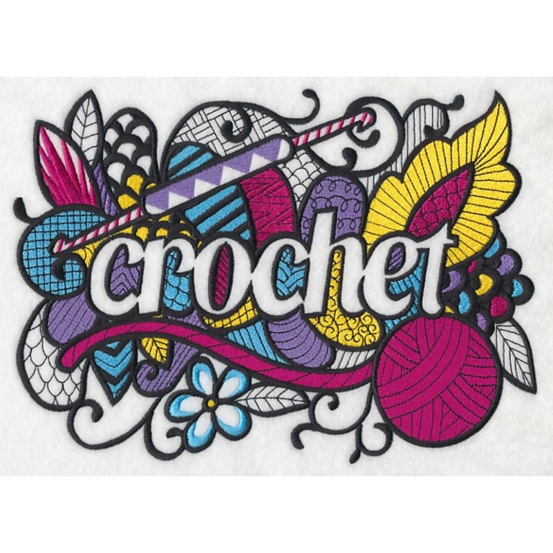 Crafty Crochet (Blackwork)|6.93″ x 9.58″ / 175.96mm x 243.44mm|5.66″ x 7.83″ / 143.71mm x 198.76mm|4.86″ x 6.72″ / 123.47mm x 170.73mm|All Sizes