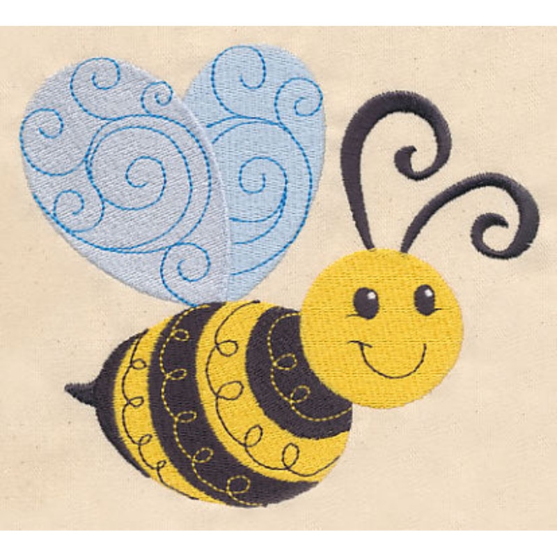 Doodle Bumblebee|4.84″ x 5.45″ / 122.92mm x 138.51mm|3.42″ x 3.86″ / 86.9mm x 98.05mm|All Sizes