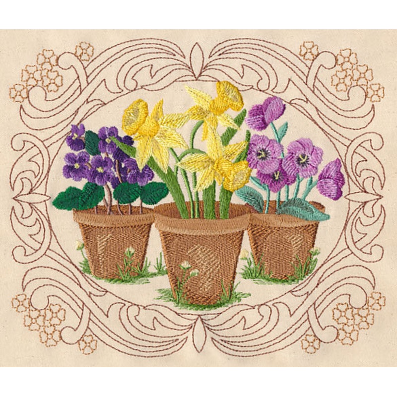 Flowerpot Trio|6.56″ x 7.77″ / 166.64mm x 197.48mm|5.85″ x 6.93″ / 148.54mm x 176.06mm|4.85″ x 5.75″ / 123.17mm x 145.99mm|All Sizes