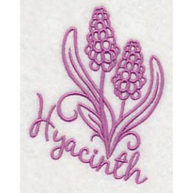Spring Garden Hyacinth|3.53″ x 2.69″ / 89.7mm x 68.32mm|2.48″ x 1.89″ / 63.05mm x 48.07mm|All Sizes