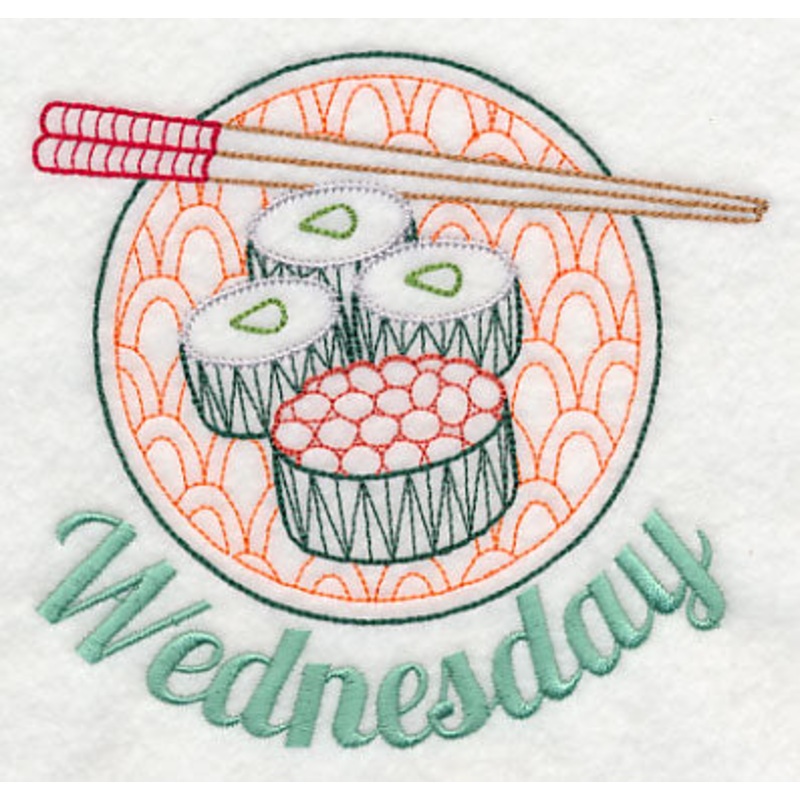 Sushi on Wednesday (Vintage)|4.86″ x 5.14″ / 123.53mm x 130.58mm|3.66″ x 3.86″ / 92.84mm x 98.1mm|All Sizes