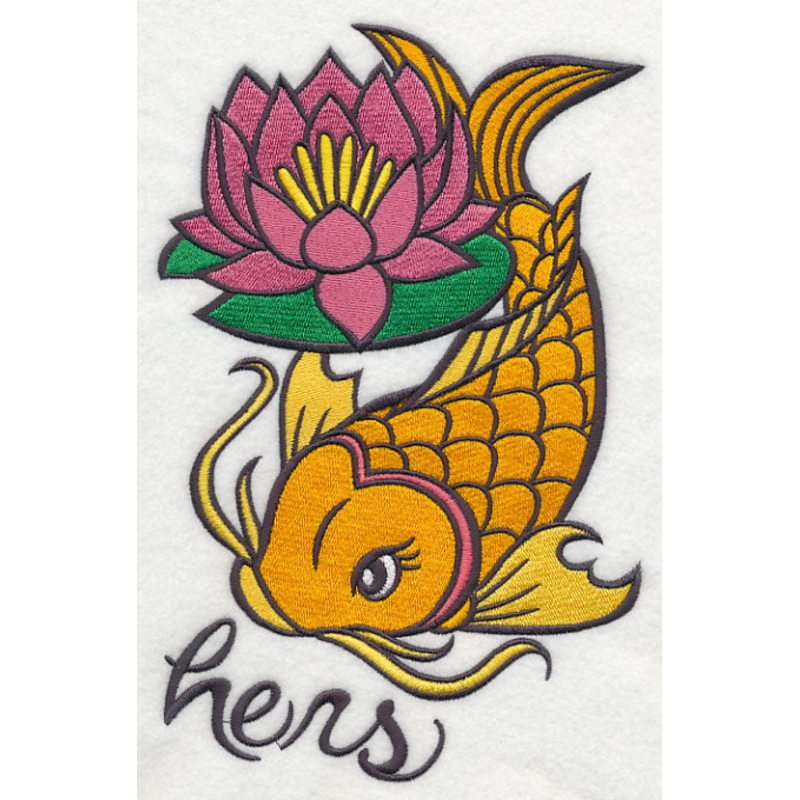 Splish Splash Koi – Hers|9.03″ x 5.86″ / 229.29mm x 148.89mm|6.85″ x 4.45″ / 174.02mm x 113.02mm|3.87″ x 2.52″ / 98.35mm x 64.01mm|All Sizes