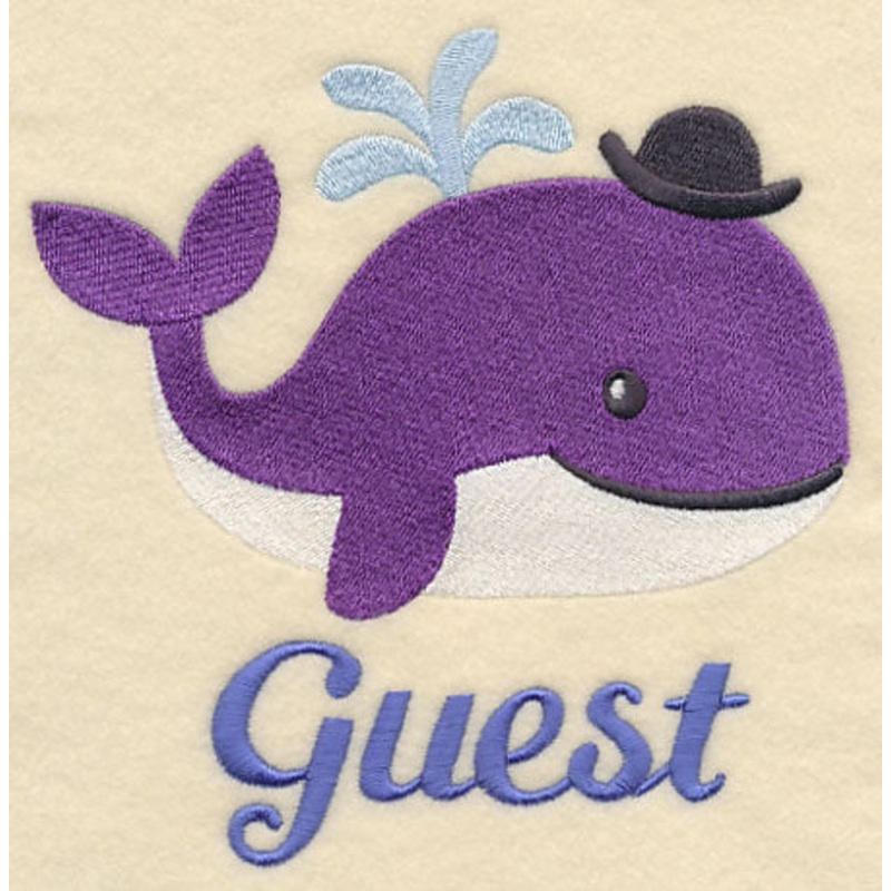 Splish Splash Whales – Guest|6.06″ x 5.85″ / 153.92mm x 148.6mm|5.03″ x 4.85″ / 127.65mm x 123.22mm|3.86″ x 3.72″ / 98.06mm x 94.59mm|All Sizes