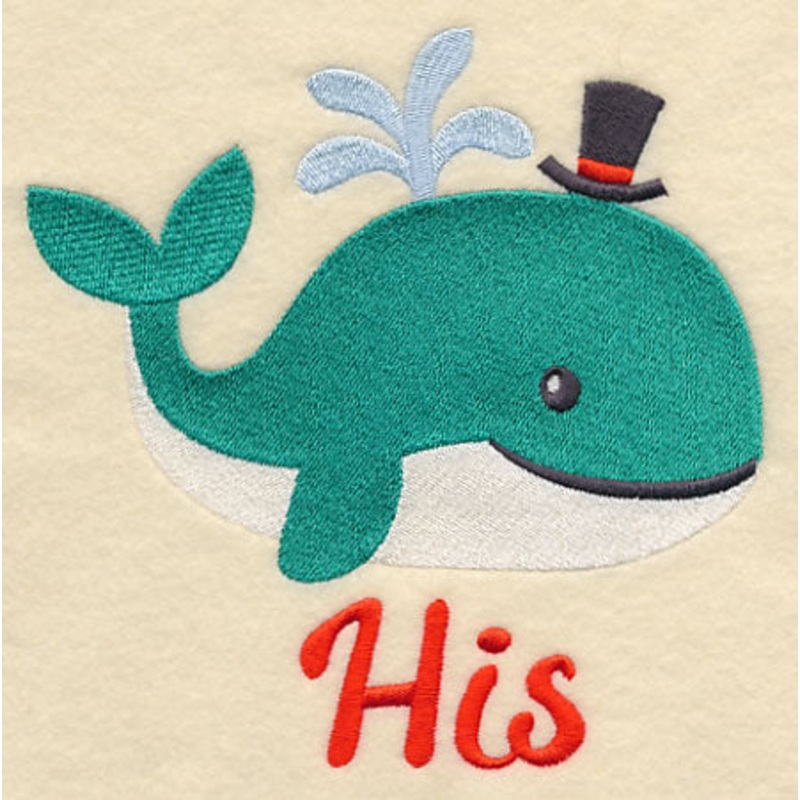 Splish Splash Whales – His|5.89″ x 5.85″ / 149.63mm x 148.6mm|4.89″ x 4.85″ / 124.08mm x 123.22mm|3.85″ x 3.83″ / 97.88mm x 97.2mm|All Sizes