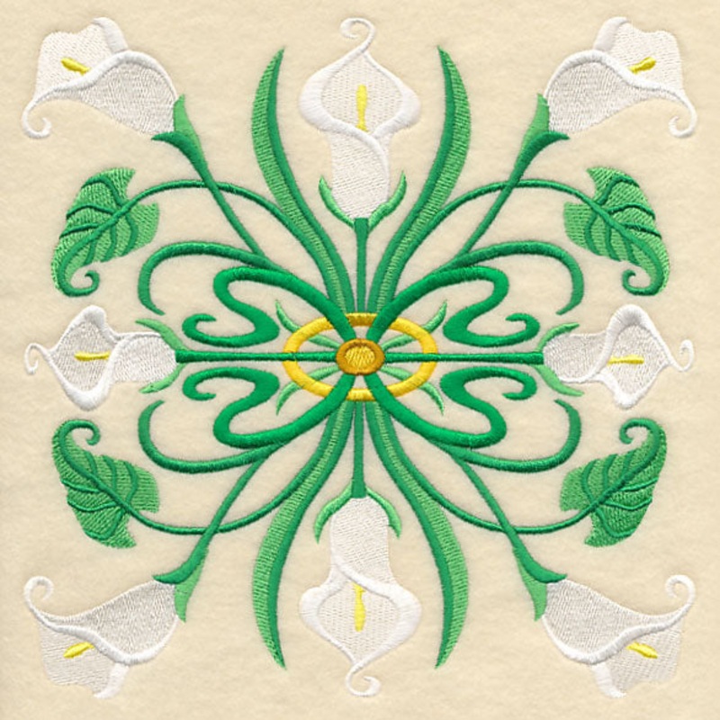 Art Deco Calla Lily – Square|7.8″ x 7.8″ / 198.14mm x 198.19mm|6.9″ x 6.9″ / 175.24mm x 175.33mm|5.9″ x 5.9″ / 149.85mm x 149.94mm|4.9″ x 4.9″ / 124.38mm x 124.45mm|3.9″ x 3.9″ / 98.98mm x 99.05mm|All Sizes