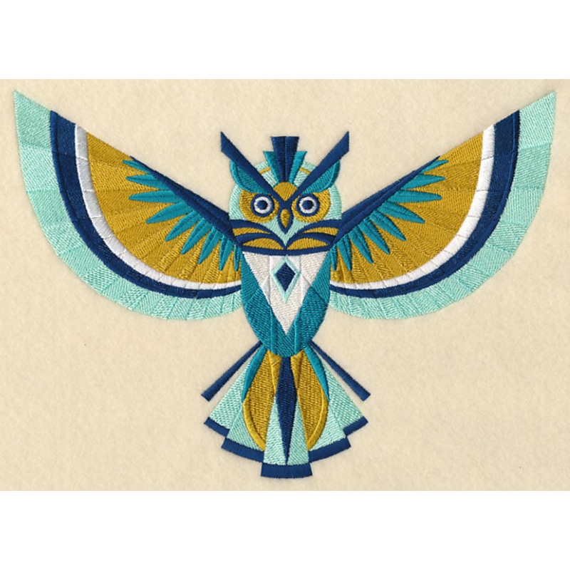 Art Deco Long-Eared Owl|6.89″ x 9.49″ / 174.92mm x 240.93mm|5.66″ x 7.8″ / 143.75mm x 198.07mm|4.9″ x 6.75″ / 124.48mm x 171.34mm|All Sizes
