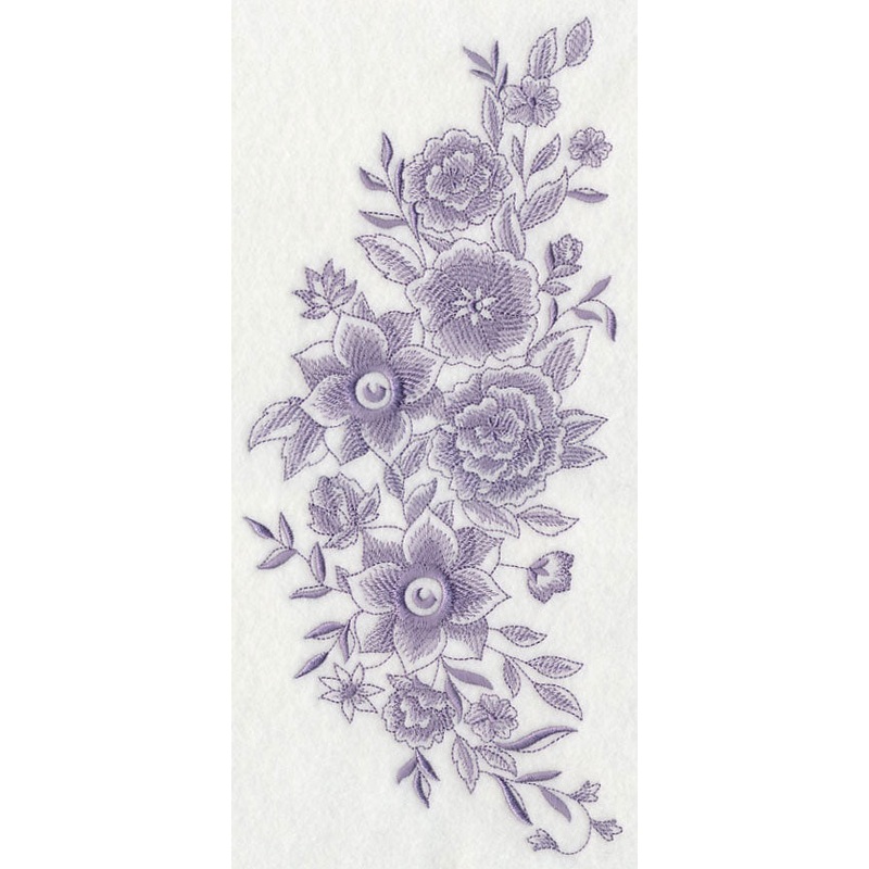 Blooming Bright Flower Spray (Toile)