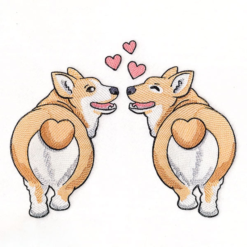 Corgi Love|6.85″ x 8.65″ / 173.96mm x 219.82mm|5.85″ x 7.39″ / 148.68mm x 187.71mm|4.85″ x 6.13″ / 123.15mm x 155.63mm|3.04″ x 3.85″ / 77.33mm x 97.77mm|All Sizes