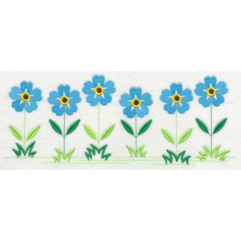 Country Charm Border – Forget-Me-Not