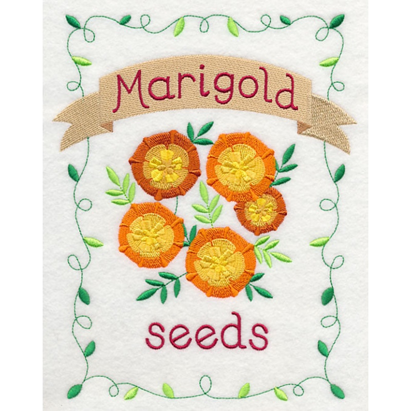 Country Charm Seed Packet – Marigold