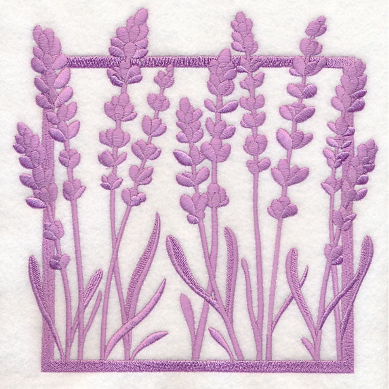 Fresh Floral Silhouettes – Lavender