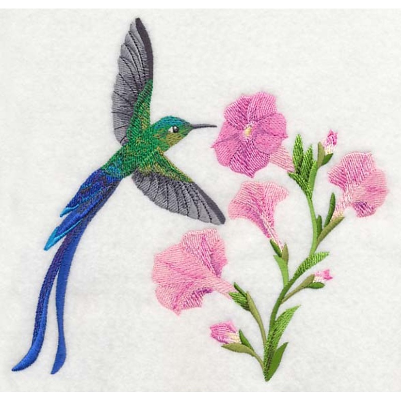 Long-tail Sylph Hummingbird|7.41″ x 7.78″ / 188.17mm x 197.67mm|6.87″ x 7.22″ / 174.61mm x 183.49mm|5.85″ x 6.14″ / 148.56mm x 156.04mm|4.86″ x 5.09″ / 123.39mm x 129.22mm|All Sizes